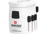 Skross Adattatore Da Viaggio Per Il Mondo Pro World 7A L'adattatore Da Viaggio Più Potente Per I Viaggiatori Di Tutto Il Mondo Il Compatto Adattatore A 3 Pin R
