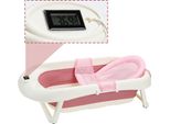 Vaschetta Da Bagno Per Bambini Jopassy Vaschetta Da Bagno Da Viaggio Ergonomica Pieghevole Con Termometro
