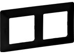Legrand 2-FOLD Frame Black (754252 Valena Life)