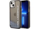 Karl Lagerfeld Klhcp14Slckvk Custodia Rigida Per Iphone 14/ 15 / 13 6,1 Czarny/Nero Liquid Glitter Elong