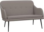 Vidaxl Panca Taupe 110X76X80 Cm Tessuto