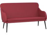 Syfax™ Panca Rosso Vino 110X76X80 Cm In Pelle Finta