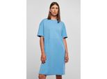 T-Shirt Da Donna Urban Classics Ladies Organic Oversized Slit Tee Dress Horizonblue - Xs