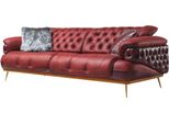 Chaise Lounge Chaise Chesterfield Couch Sofa Lounge Seat Upholstery Club New
