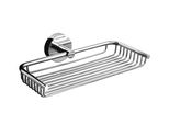 Sanela Accessori In Acciaio Inox - Portasapone In Acciaio Inox Con Supporto, Acciaio Inox Lucido Slzd 19