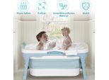 Fiqops 116 X 60 X 50 Cm Vasca Da Bagno Pieghevole Adulti Vasca Da Bagno Pieghevole Portatile Vasca Da Bagno Mobile Per Bagno