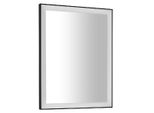 Sapho Mirrors - Specchio Gano Con Illuminazione Led, 600X800 Mm, Nero LG260