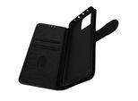 Avizar, Custodia Redmi 13 Chesterfield In Pelle Granulata Con Supporto, Nero