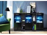Credenza Nera Cassettiera Di Design Soggiorno Mobili Moderni In Legno