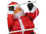 Babbo Natale Scalatore Su Scala, 120 Cm