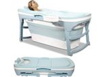 Tolletour Vasca Da Bagno Per Adulti Vasca Da Bagno Mobile Per Adulti Pieghevole Spa 118X60X50Cm