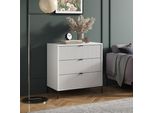 Vicco Cassettiera Per Camera Da Letto Eliza, 80 X 81.2 Cm Con 3 Cassetti, Bianco