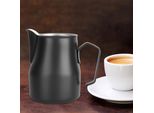 500Ml In Acciaio Inox Latte Schiuma Tazza Brocca Caffè Brocca Latte Art Per Il Negozio Di Caffè (Nero)