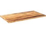 Vidaxl Piano Da Tavolo 100X50X2,5 Cm Rettangolare Legno Massiccio Grezzo Mango