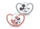 Nuk Disney Succhietti In Silicone Per Bambini (Topolino E Minnie)