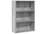 Vidaxl Libreria Grigio Sonoma 80X30X114 Cm Materiale A Base Di Legno