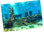 Acquario Sfondo Subacqueo, Poster Subacqueo, Poster Serbatoio Di Pesce, Decorazioni Murali Serbatoio Di Pesce, Adesivo Serbatoio Di Pesce