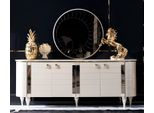 Cassettiere In Legno Credenza Mobile Set Cassettiera 2Pc Gruppo Specchio