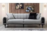 Divano Tre Posti Tre Posti Tessuto Moderno Grigio Divani Design Soggiorno Nuovo