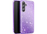 Avizar, Custodia In Silicone Scintillante Per Samsung S24 / S25 - Ultrasottile E Antiurto, Viola