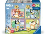 Ravensburger Puzzle Bluey 4In1 Scatola Di Cartone Giocattolo Per Bambini