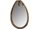 Specchio Da Parete Cornice Specchio Specchio Battente Oro 45X75Cm