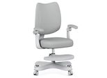 Mark Adler Junior 4.6 | Sedia Da Scrivania Per Bambini Sedia Girevole Ergonomica Per Bambini | Poggiapiedi | Profondità Di Seduta Regolabile | Braccioli Regolabili | Grigio