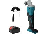 Smerigliatrice Angolare Elettrica Brushless Da 125 Mm, Regolazione Continua Della Velocità, Compatibile Con Batterie Da 18 V, 1 Batteria