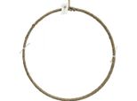 Anello Decorativo In Corda Di Iuta Con Struttura In Metallo Per La Decorazione Creativa Delle Pareti, 2 Pezzi