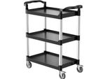 Carrello Multiuso 136 Kg Carrello Di Servizio A 3 Livelli Carrello Portautensili 880X410X990 Mm