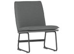 Syfax™ Sedia Lounge Grigio Scuro 52X75X76 Cm In Tessuto