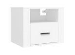 Syfax™ Comodino A Muro Bianco 50X36X40 Cm