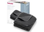 Coperta Riscaldante Beurer Hd 65, Coperta Riscaldante Leggera In Materiale Morbido Con 3 Impostazioni Di Temperatura, Coperta Riscaldante Con Spegnimento Automatico E Sistema Di Sicurezza, Lavabile In Lavatrice A 30 °C, Europe, Grigio