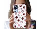 Custodia Per Xiaomi 12T / 12T Pro - Zampe Di Cane Su Sfondo Bianco, Cane, Gatto, Orsacchiotto