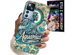 Custodia Per Xiaomi 12T / 12T Pro - Segno Zodiacale, Acquario, Lato Posteriore Astronomico