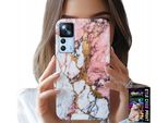 Custodia Per Xiaomi 12T / 12T Pro - Marmo Rosa E Bianco, Motivi In Pietra