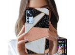 Custodia Per Xiaomi 12T / 12T Pro - Elegante Custodia Di Design + Vetro
