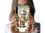 Custodia Per Xiaomi Note 8T - Renna, Motivi Natalizi + Vetro