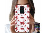 Custodia Per Xiaomi Note 9 - Nastri Rossi Con Motivi Di Moda