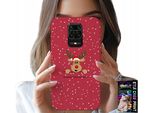 Custodia Per Xiaomi Note 9 Pro / 9S - Renna Di Natale + Vetro
