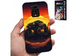 Custodia Per Xiaomi Note 9 Pro / 9S - Monstertruck, Camion, Design + Vetro