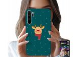 Custodia Per Xiaomi Note 8 - Renna Su Sfondo Verde Motivi Natalizi