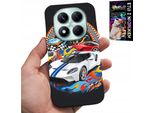 Custodia Per Xiaomi Note 14 Pro 5G - Auto Sportiva, Custodia Da Corsa + Vetro