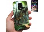 Custodia Per Xiaomi Note 9 Pro / 9S - Dinosauro Tiranosauro + Vetro