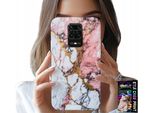 Custodia Per Xiaomi Note 9 Pro / 9S - Marmo Rosa E Bianco, Motivi In Pietra