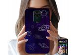 Pouzdro Pro Xiaomi Note 9 - Cosmo Pianeti Stelle Galassia Disegni