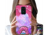 Custodia Per Xiaomi Note 9 - Ciambelle Dolci Con Glassa Sullo Sfondo + Vetro