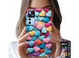 Custodia Per Xiaomi 12T / 12T Pro - Cuori Colorati Con Personalizzazione