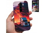 Custodia Per Xiaomi Note 8 Pro - Custodia Tir Truck + Vetro Temperato
