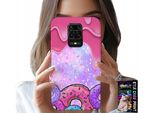 Custodia Per Xiaomi Note 9 Pro / 9S - Ciambelle Dolci Con Glassa Sullo Sfondo + Vetro